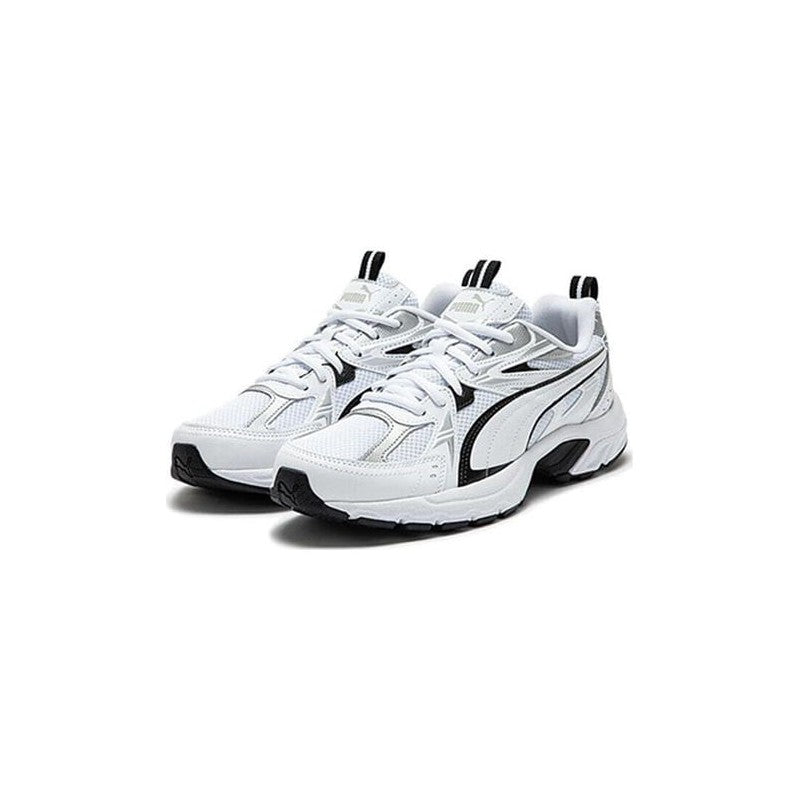 Baskets Puma Milenio Tech Y2K Rétro Blanches Argentées Confort IMEVA