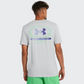 T-shirt Homme Gris Under Armour Coton Confortable Style Décontracté Sportif