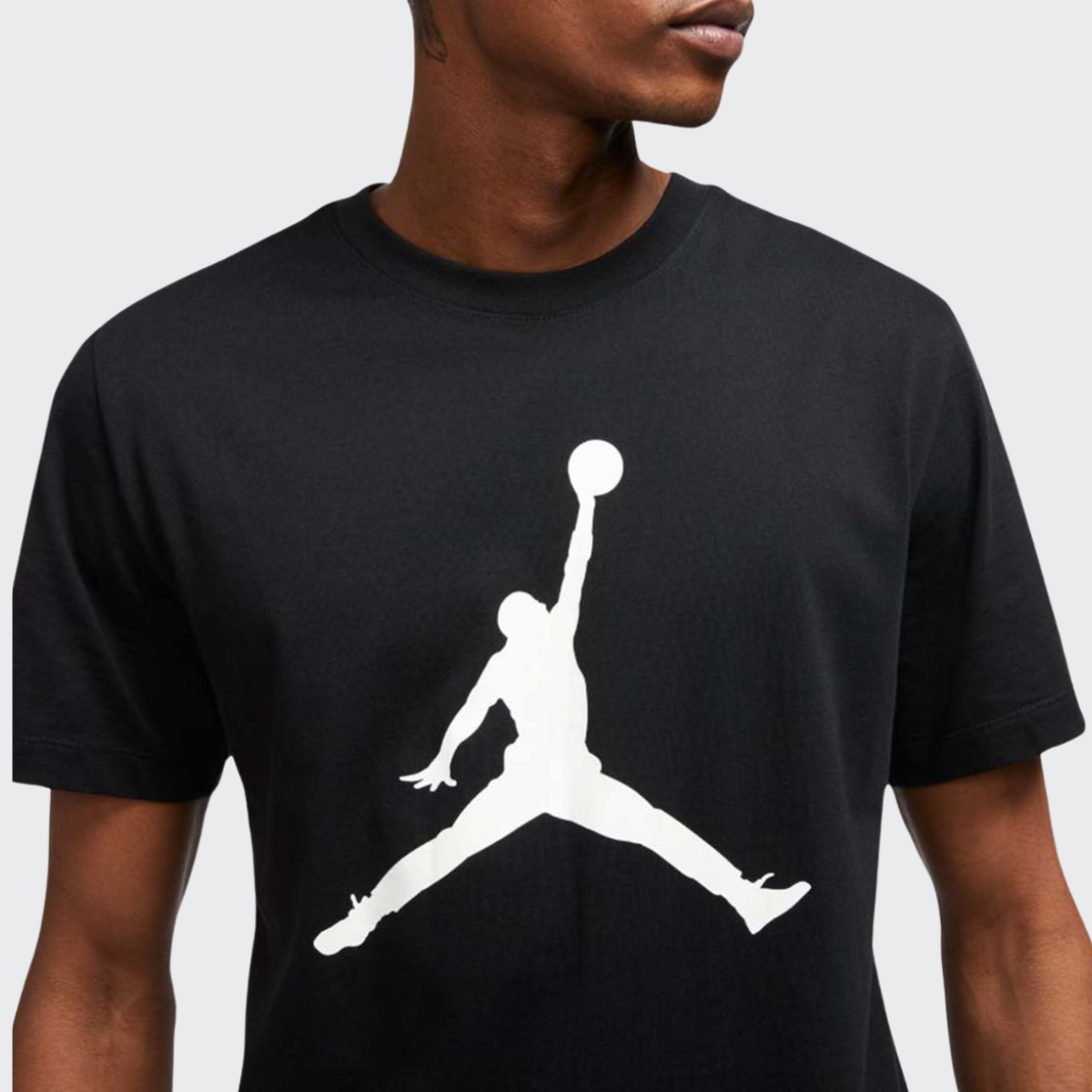 T-shirt Homme Nike Jordan Jumpman Manches Courtes Noir Confort Optimal